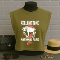 Yellowstone National Park Garment-Dyed Women's Muscle Tee thumb 3