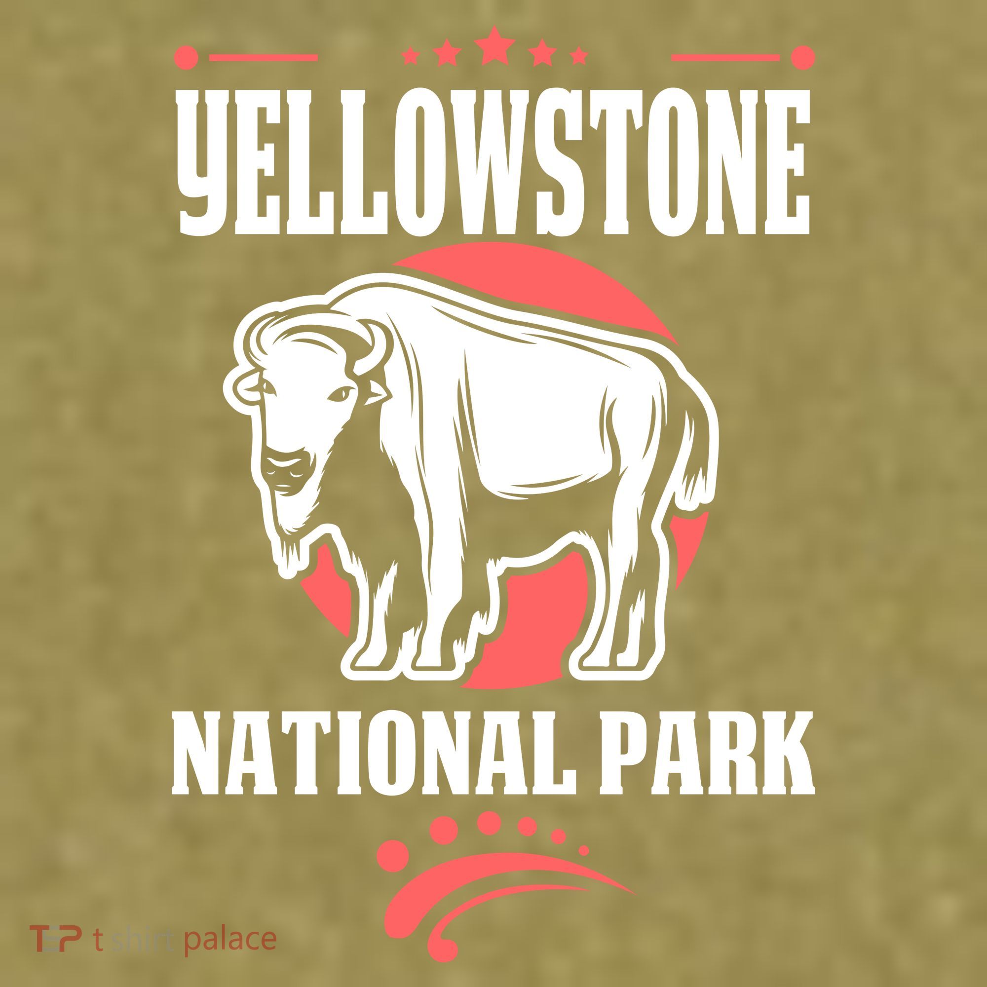 Yellowstone National Park Garment-Dyed Women's Muscle Tee