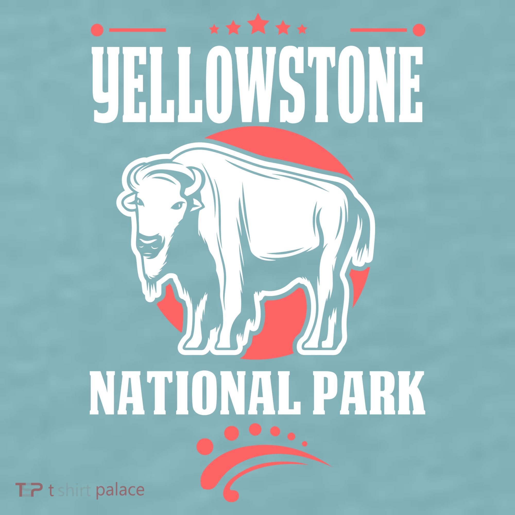 Yellowstone National Park Sueded Cloud Jersey T-Shirt