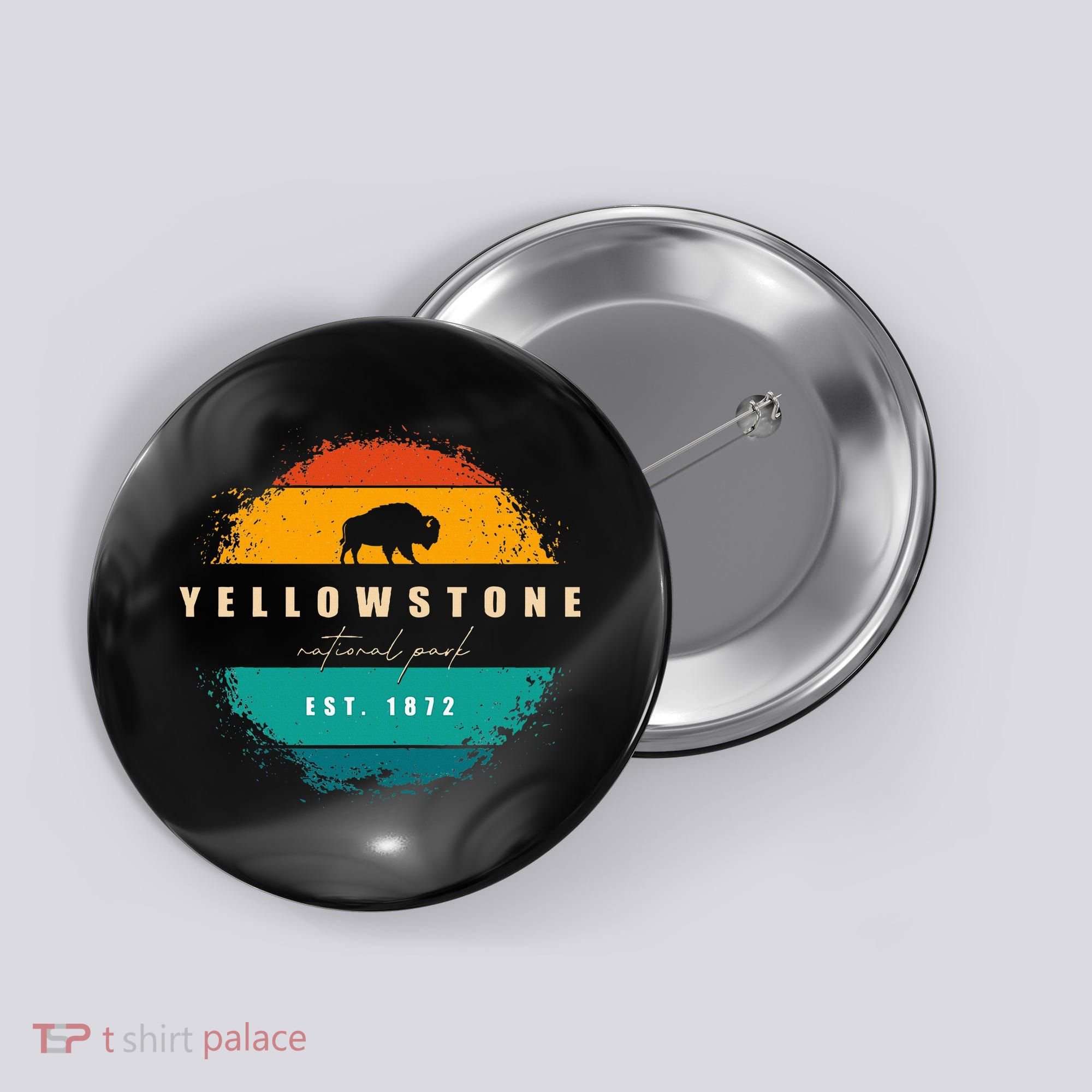Yellowstone National Park Button
