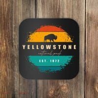 Yellowstone National Park Coaster thumb 0