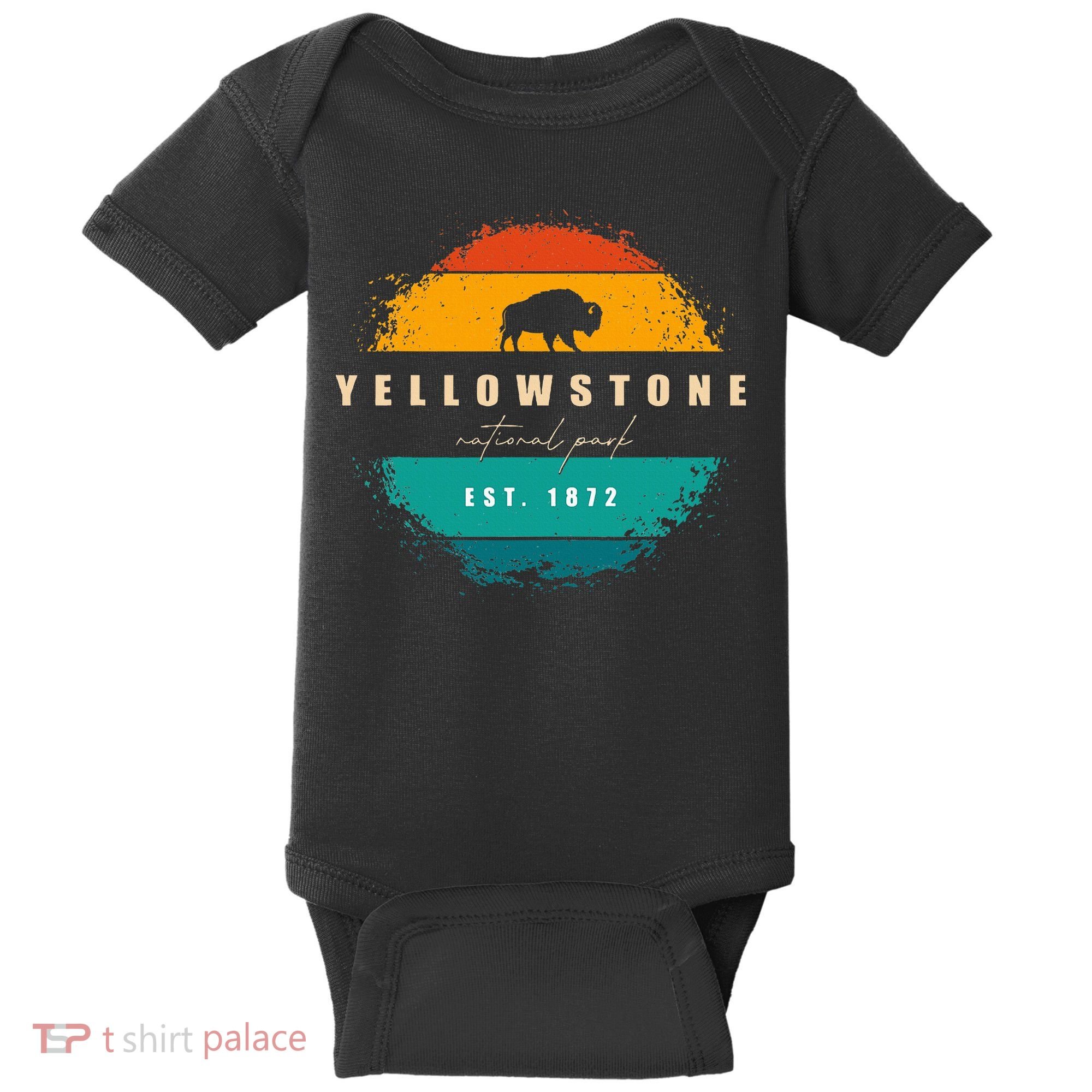 Yellowstone National Park Baby Bodysuit
