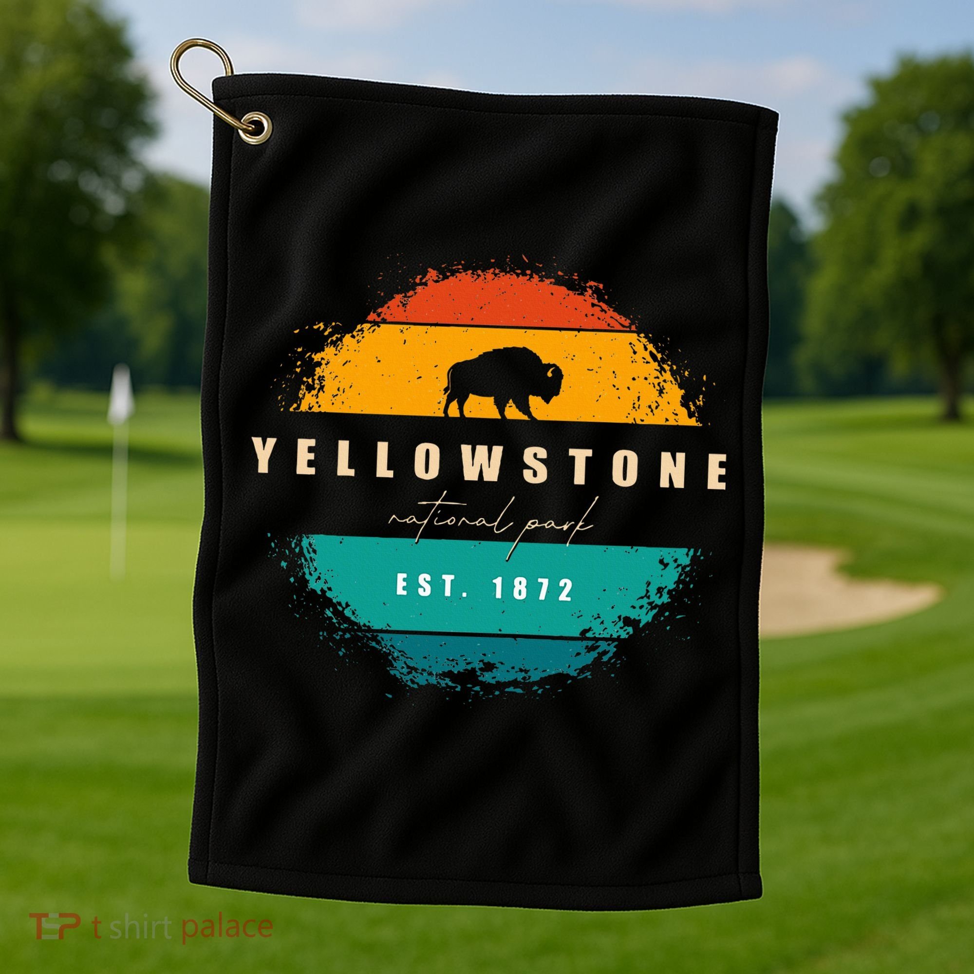 Yellowstone National Park Golf Towel