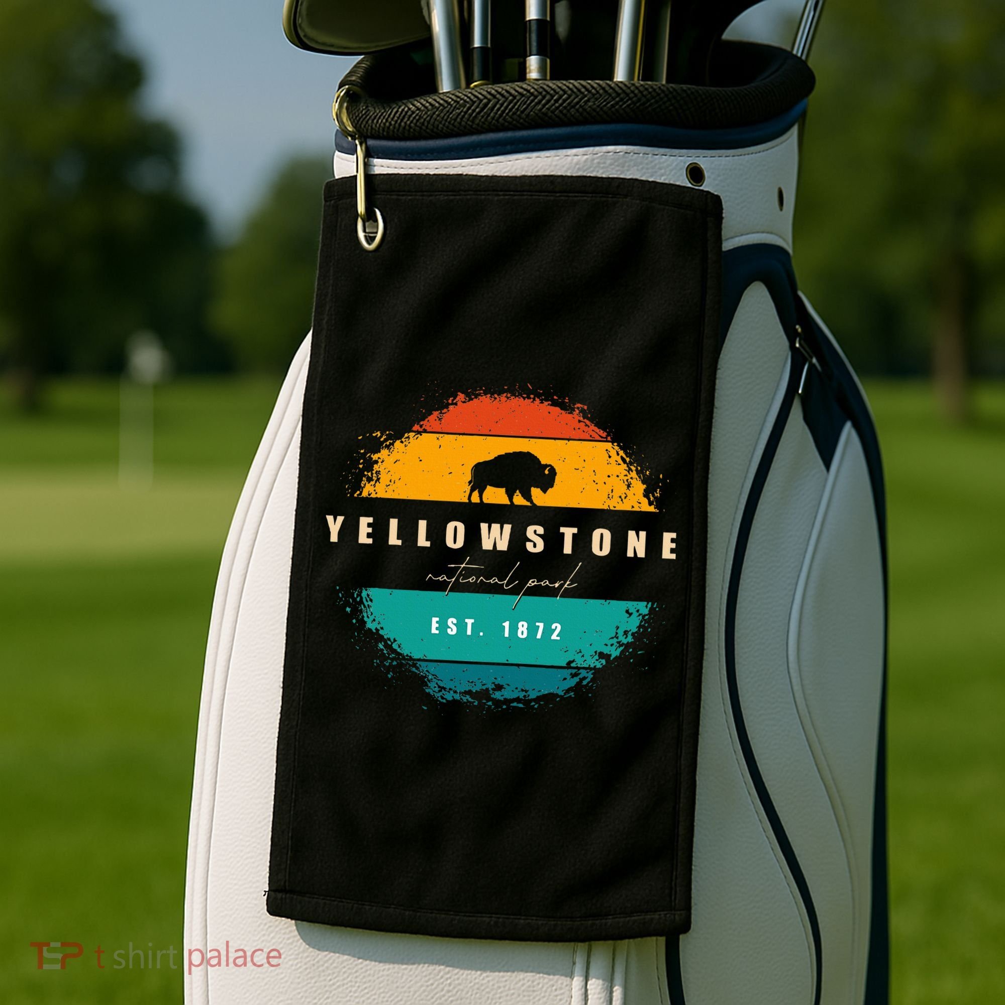 Yellowstone National Park Golf Towel