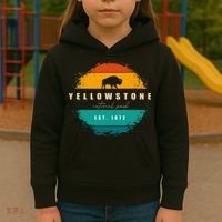 Yellowstone National Park Kids Hoodie thumb 3