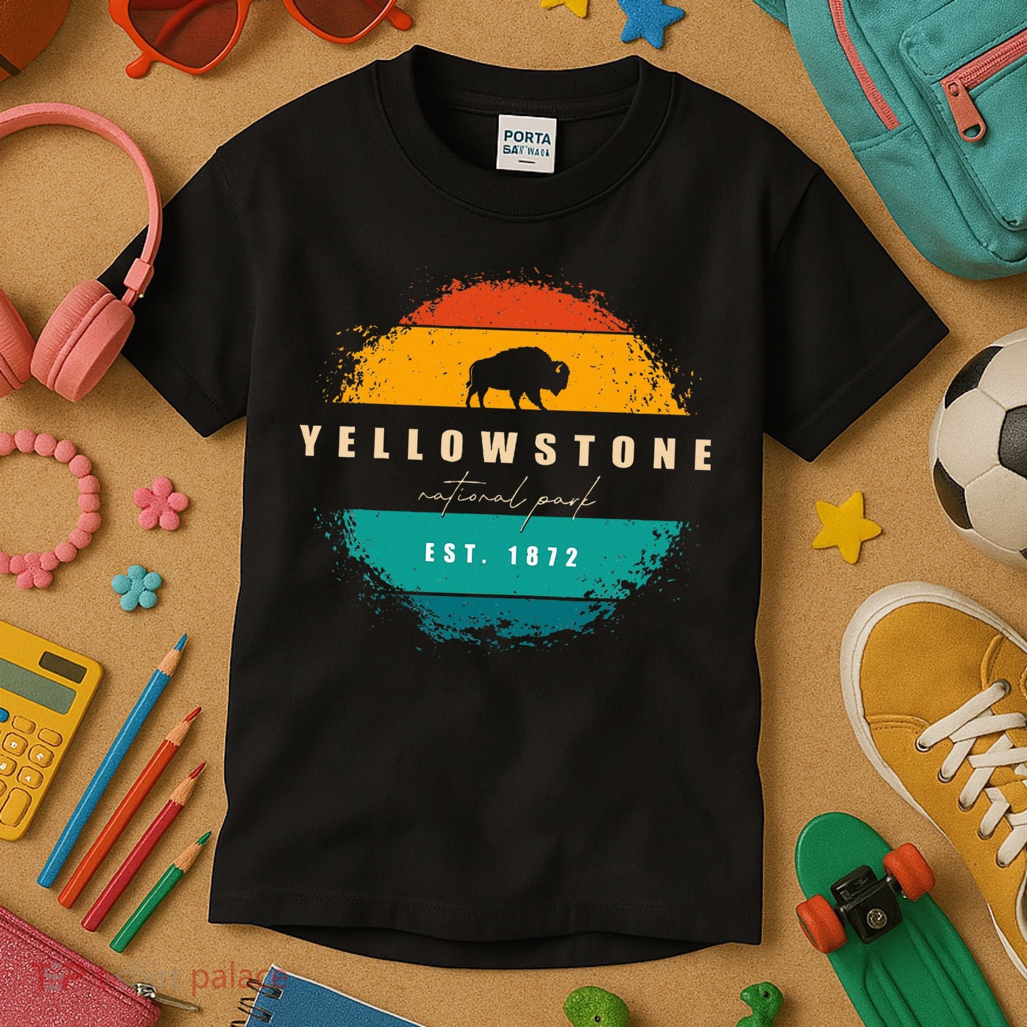 Yellowstone National Park Kids T-Shirt