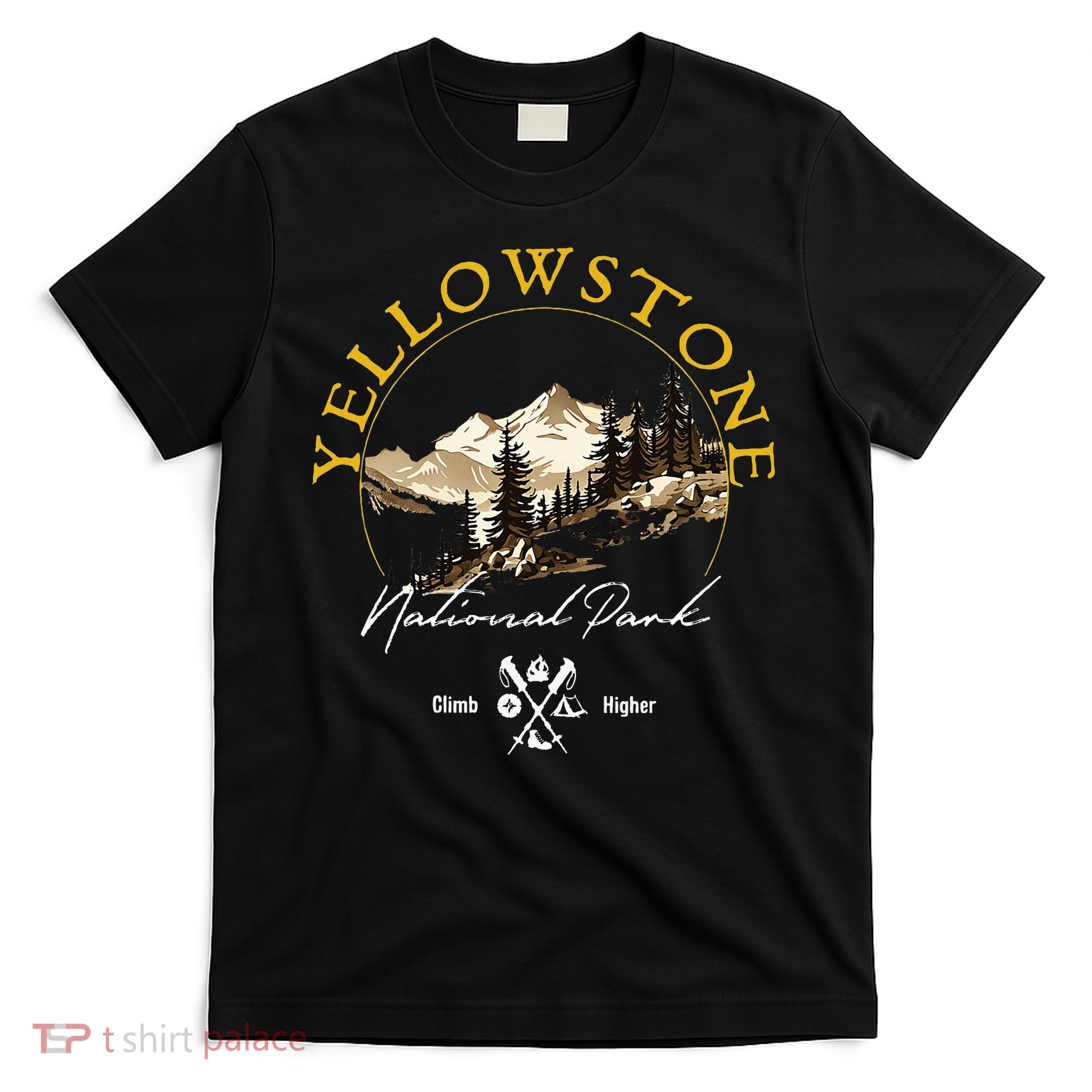 Yellowstone National Park Retro Vintage Apparel Souvenir T-Shirt