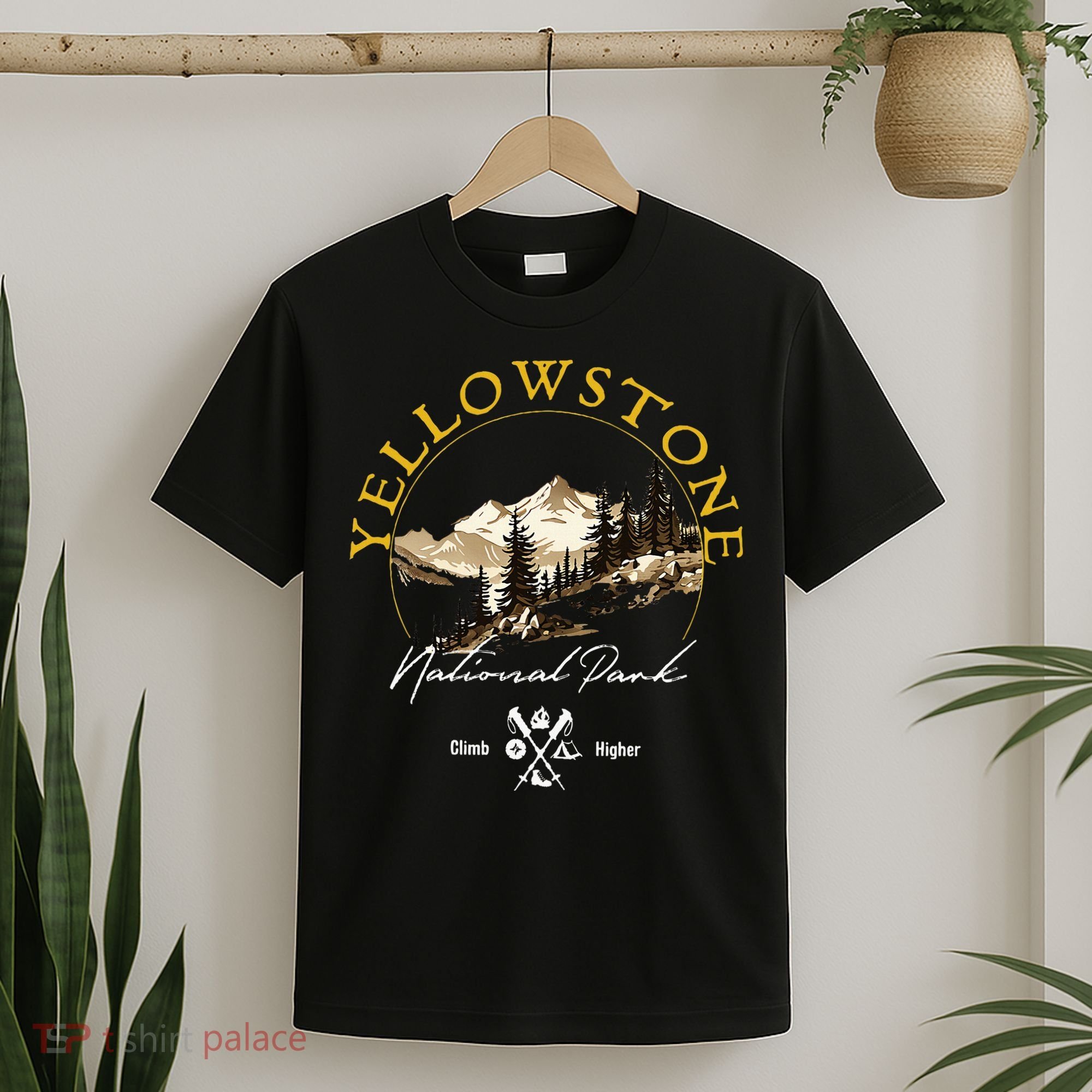 Yellowstone National Park Retro Vintage Apparel Souvenir T-Shirt