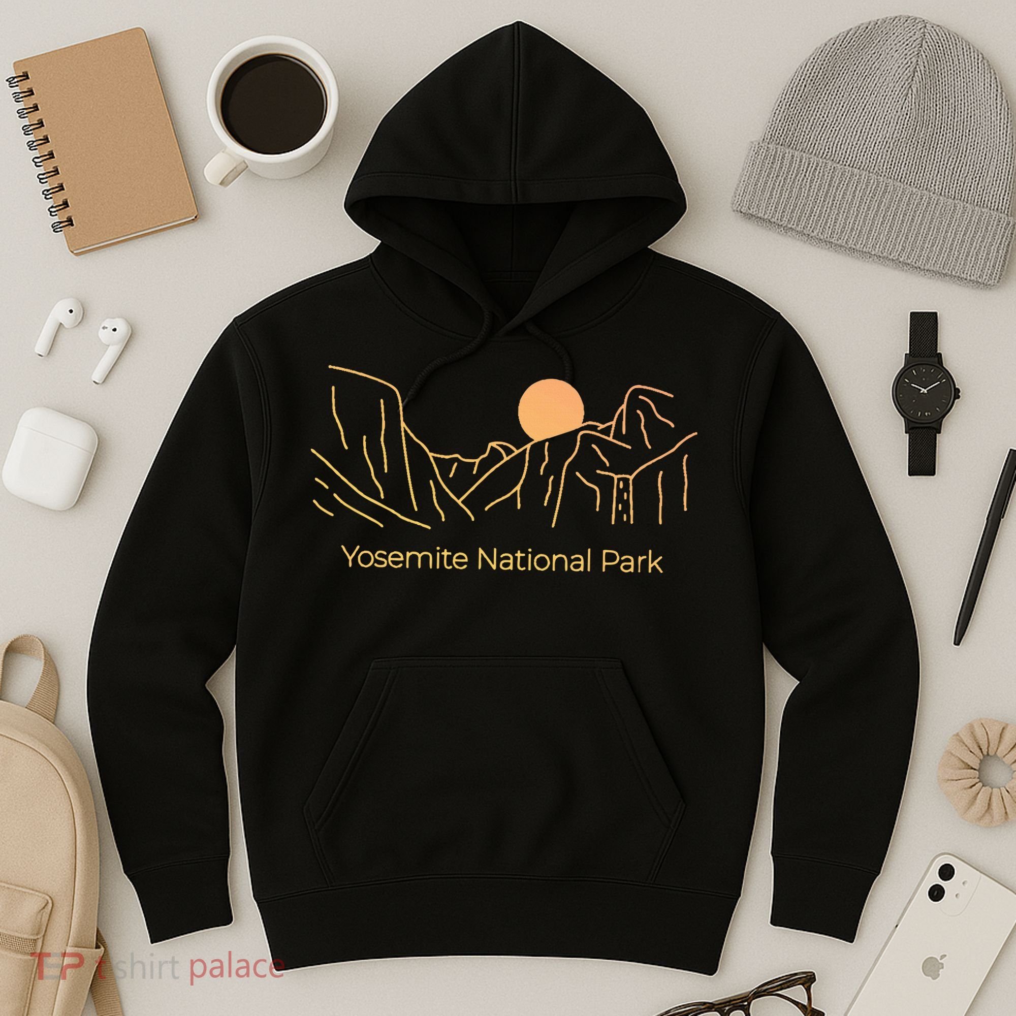 Yosemite National Park Skyline Hoodie