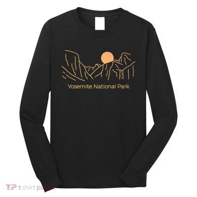 Yosemite National Park Skyline Long Sleeve Shirt
