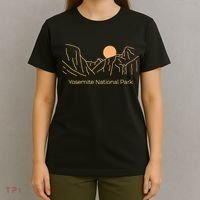 Yosemite National Park Skyline T-Shirt thumb 4