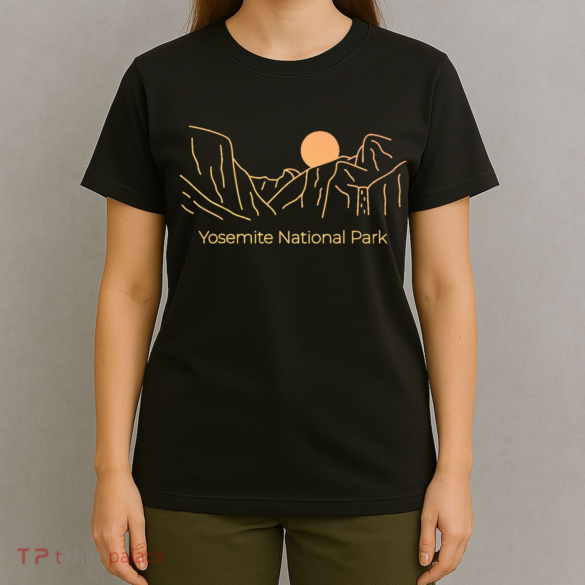 Yosemite National Park Skyline T-Shirt