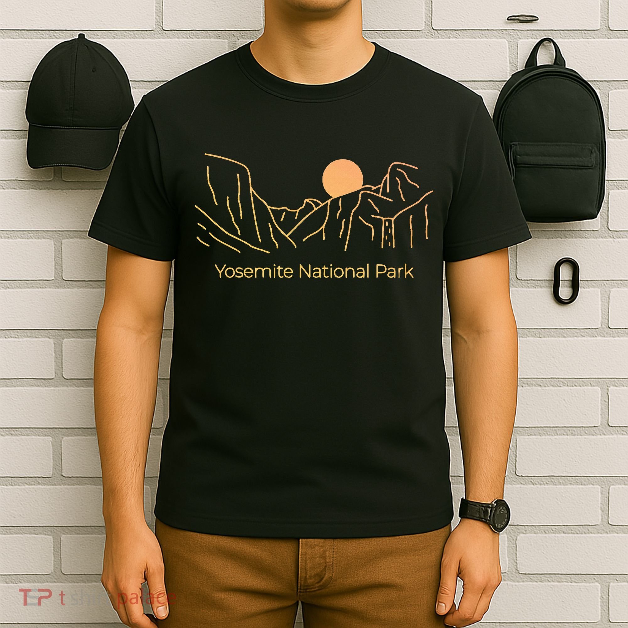 Yosemite National Park Skyline T-Shirt