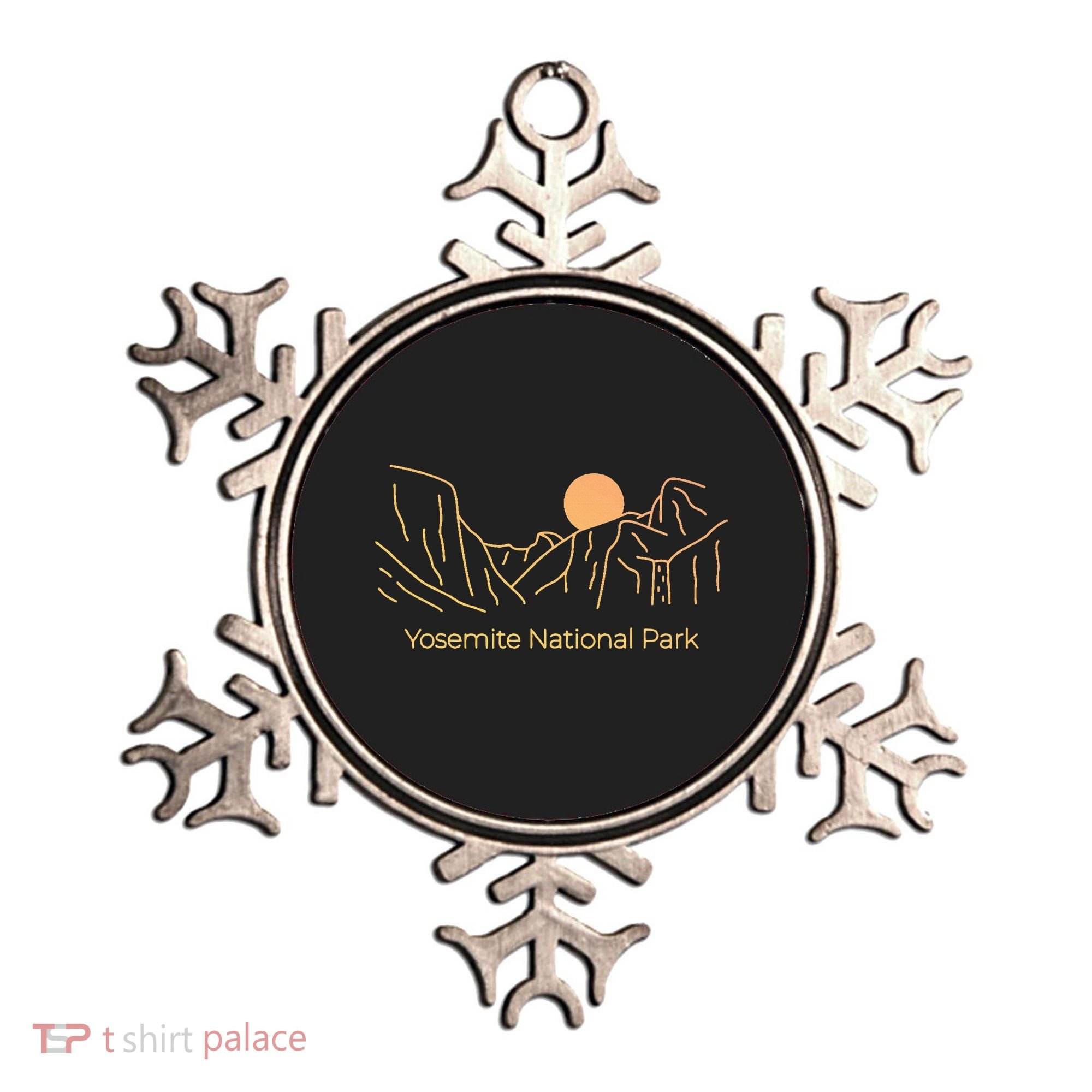Yosemite National Park Skyline Ornament
