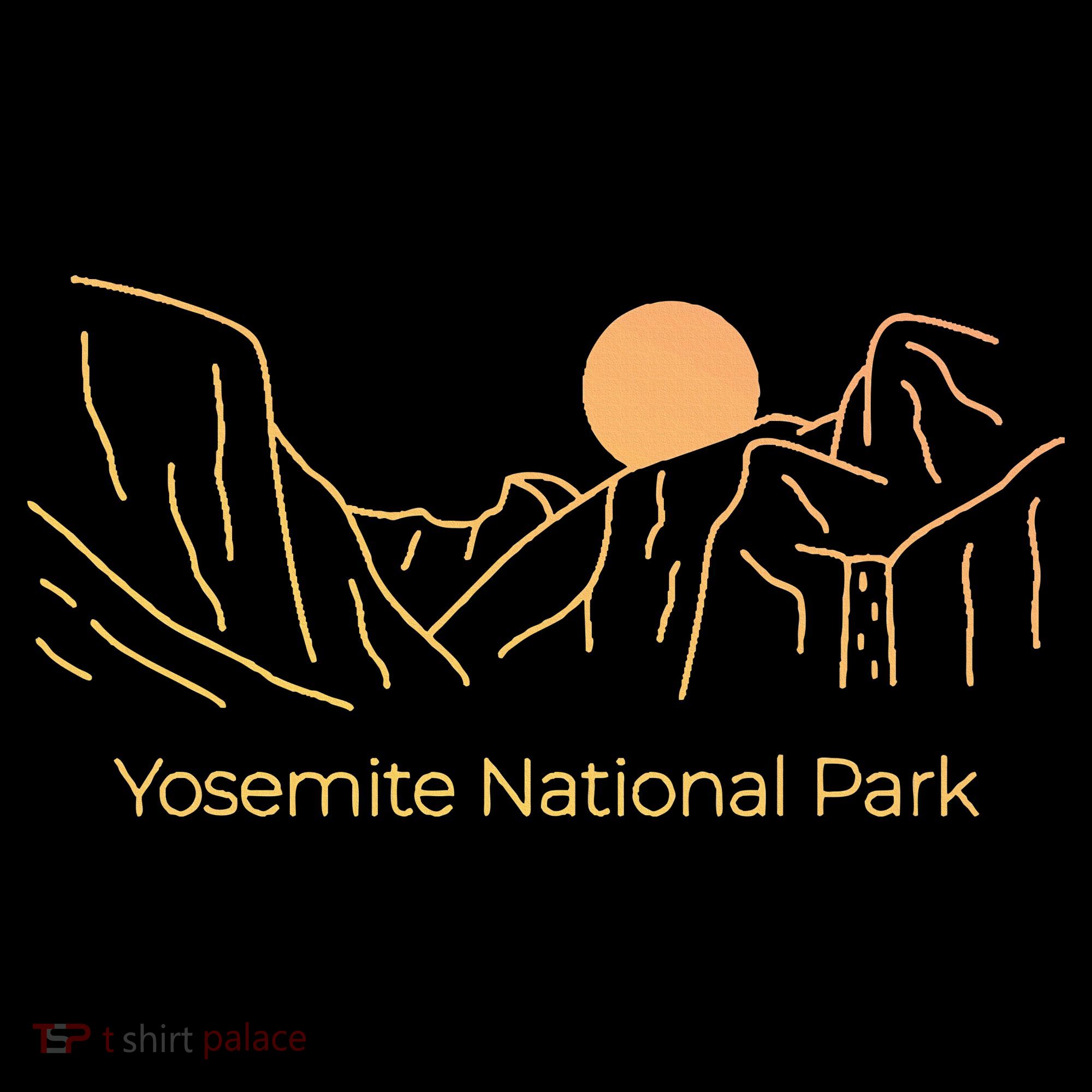 Yosemite National Park Skyline Ornament