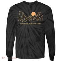 Yosemite National Park Skyline Tie-Dye Long Sleeve Shirt thumb 0