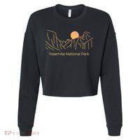 Yosemite National Park Skyline Cropped Pullover Crew thumb 0
