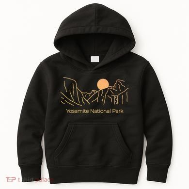 Yosemite National Park Skyline Kids Hoodie