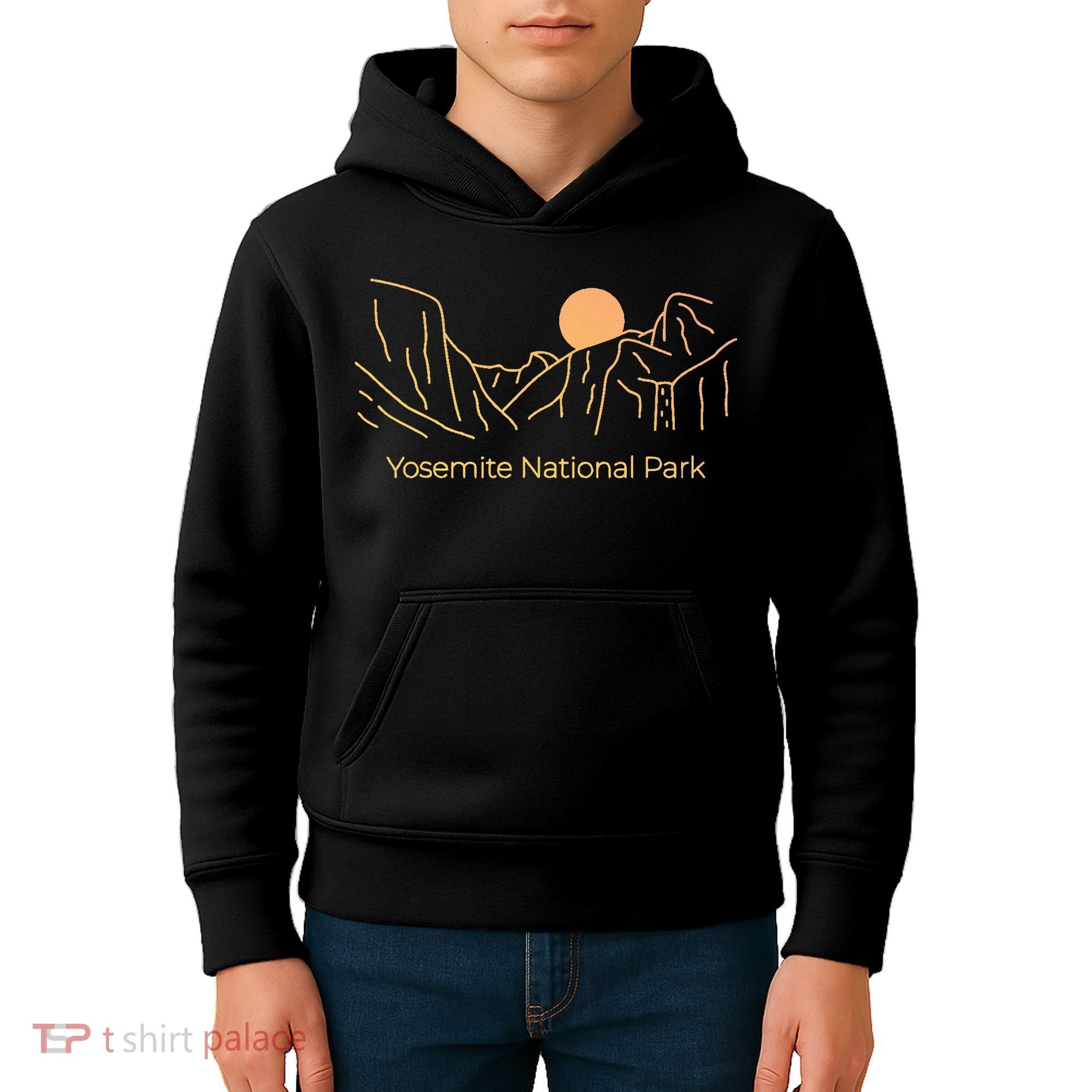 Yosemite National Park Skyline Kids Hoodie