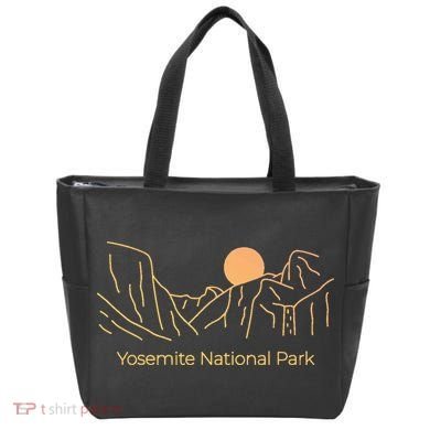 Yosemite National Park Skyline Tote Bag