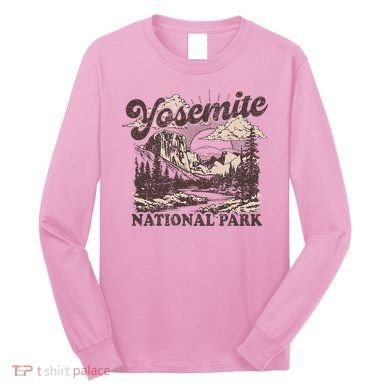 Yosemite National Park California Half Dome Long Sleeve Shirt