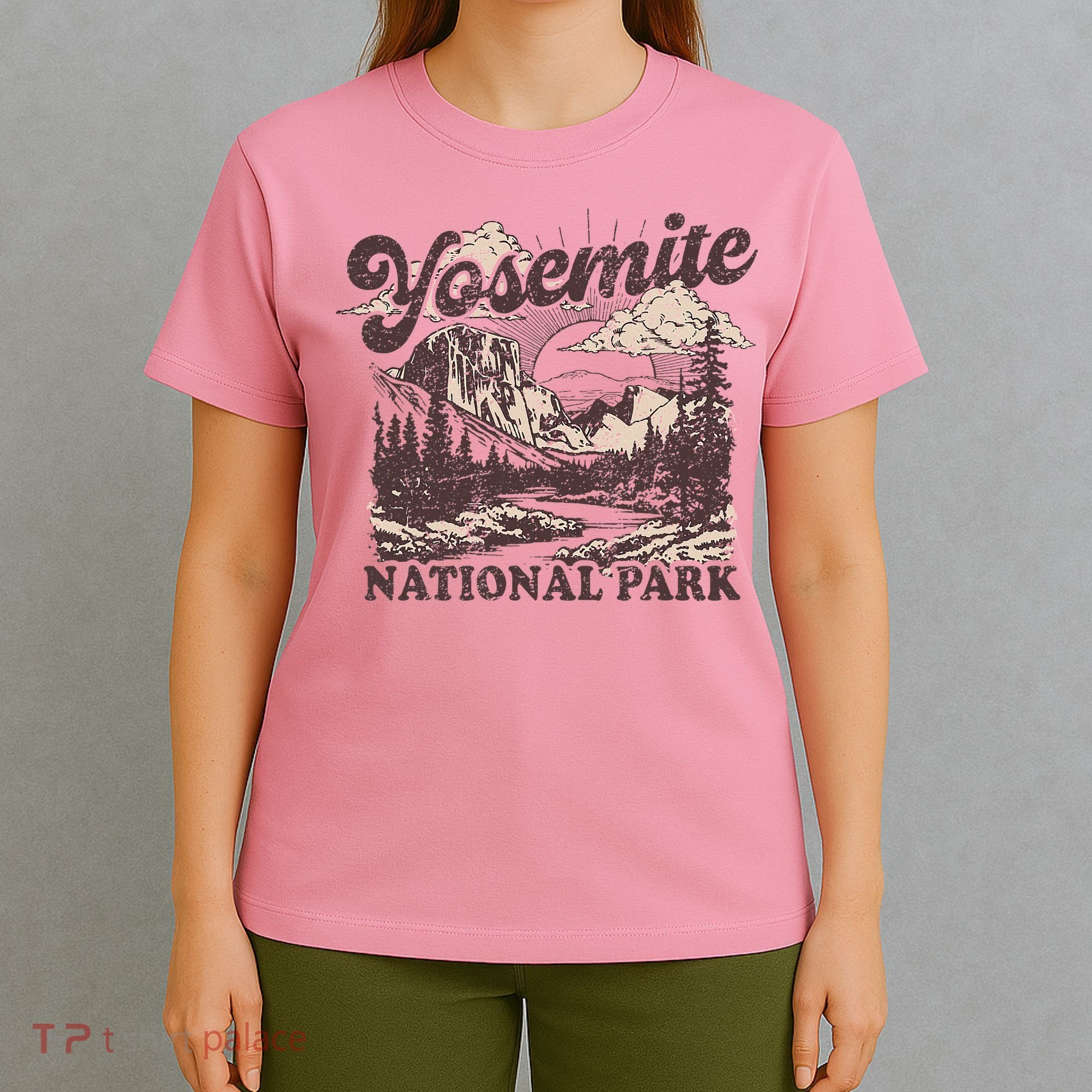 Yosemite National Park California Half Dome T-Shirt