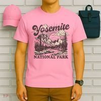 Yosemite National Park California Half Dome T-Shirt thumb 6
