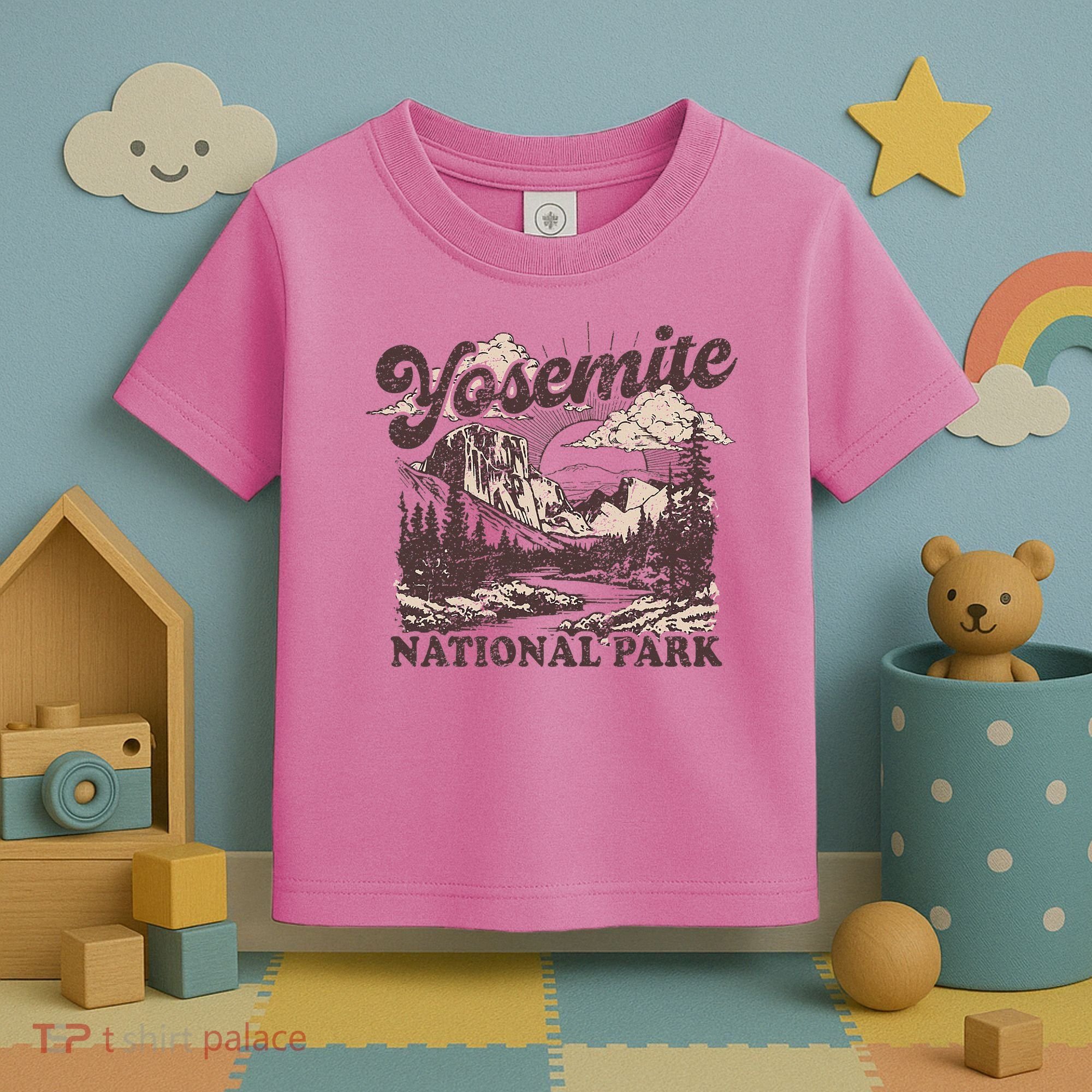 Yosemite National Park California Half Dome Toddler T-Shirt