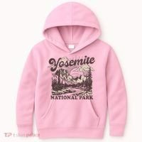 Yosemite National Park California Half Dome Kids Hoodie thumb 0