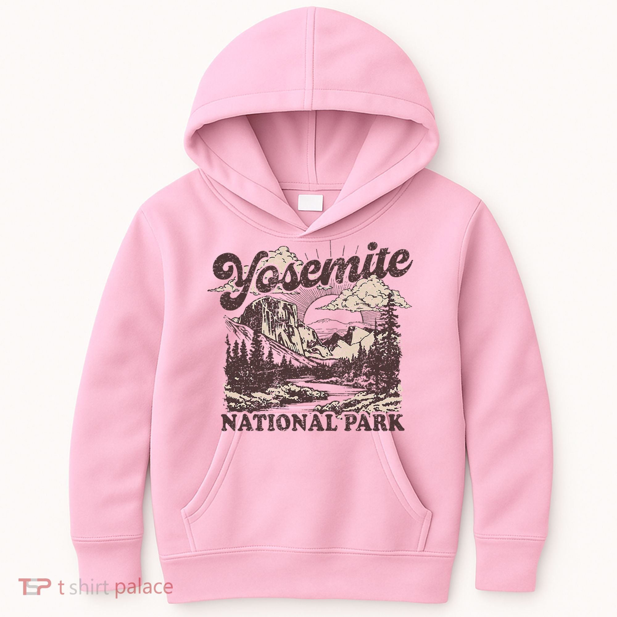 Yosemite National Park California Half Dome Kids Hoodie