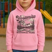 Yosemite National Park California Half Dome Kids Hoodie thumb 2