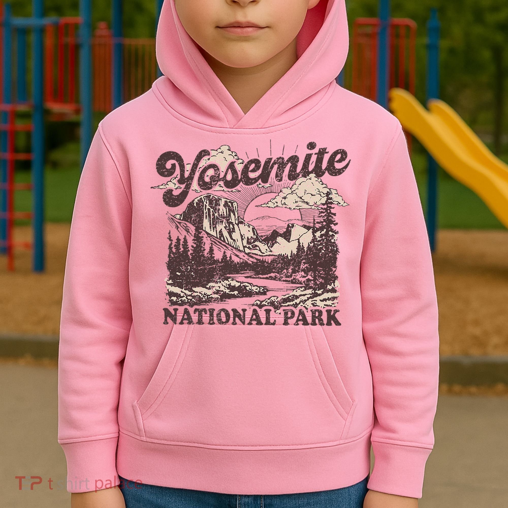 Yosemite National Park California Half Dome Kids Hoodie