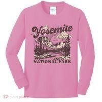 Yosemite National Park California Half Dome Kids Long Sleeve Shirt thumb 0