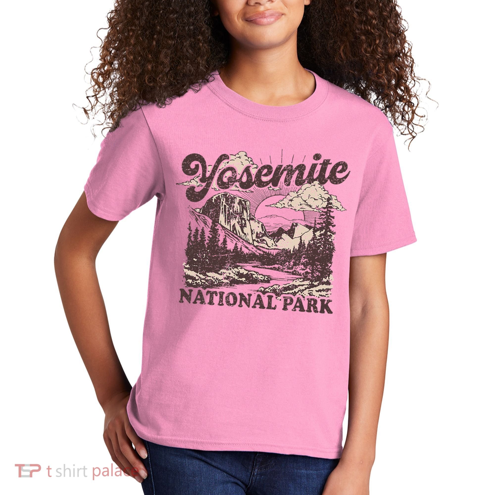 Yosemite National Park California Half Dome Kids T-Shirt