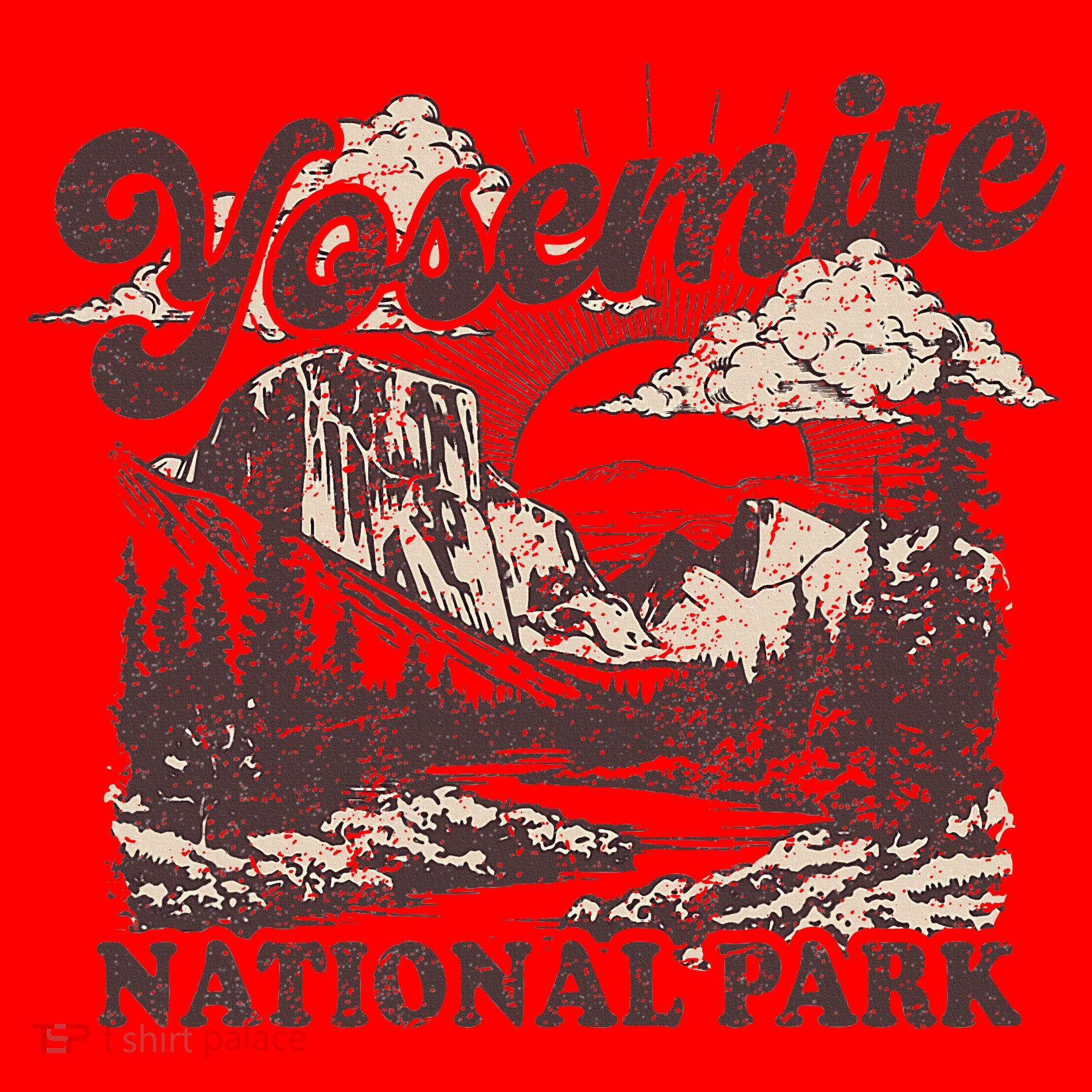 Yosemite National Park California Half Dome Santa Hat