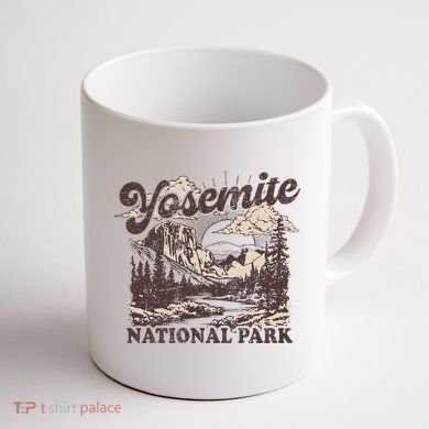 Yosemite National Park California Half Dome Coffee Mug back