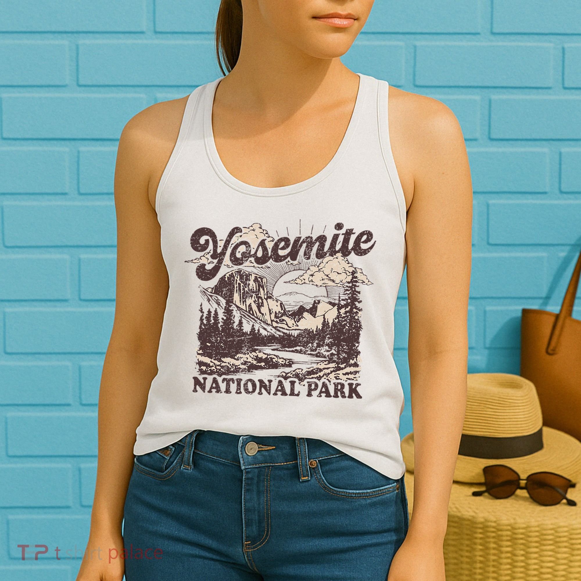 Yosemite National Park California Half Dome Women's Tank Top