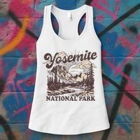 Yosemite National Park California Half Dome Women's Tank Top thumb 3