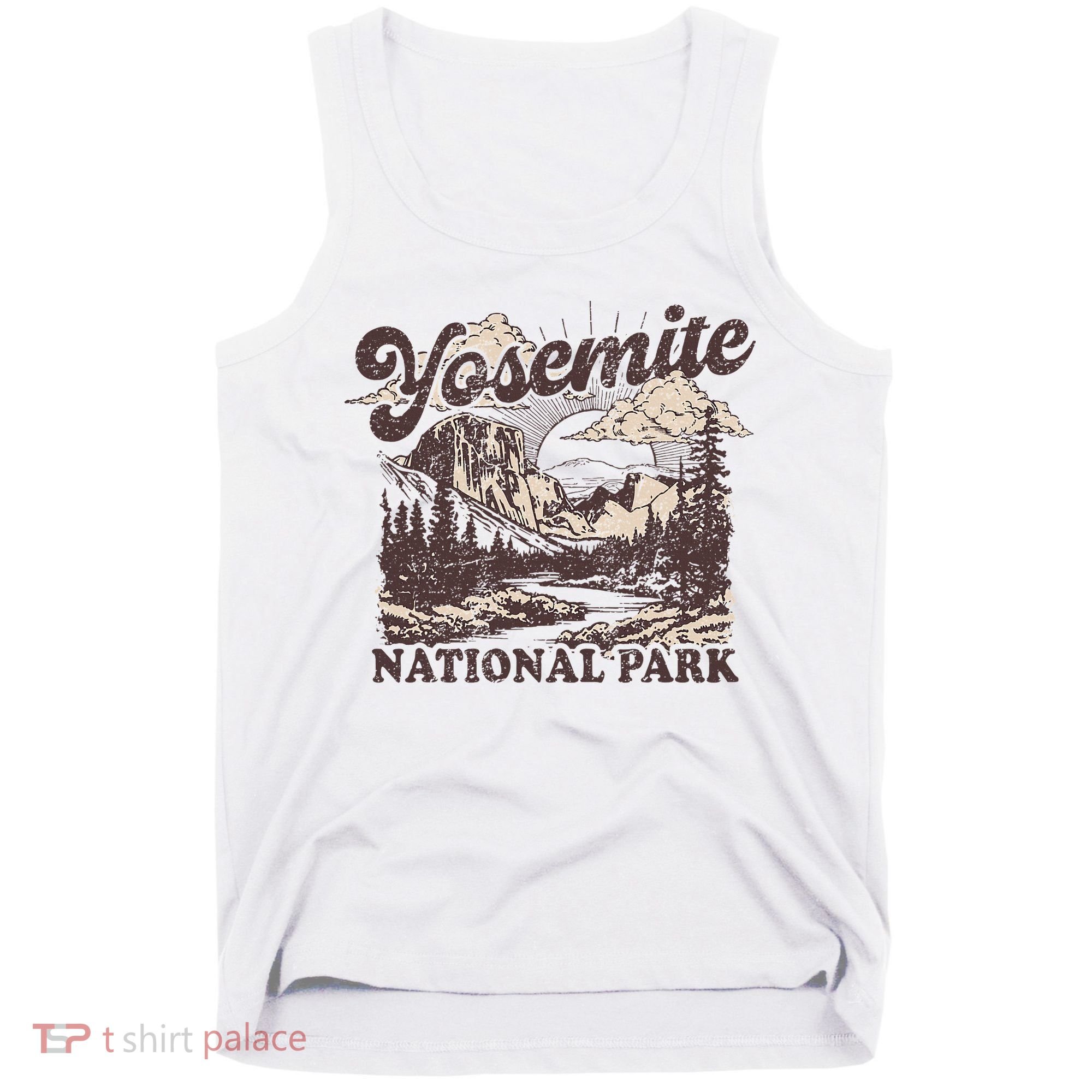 Yosemite National Park California Half Dome Tank Top