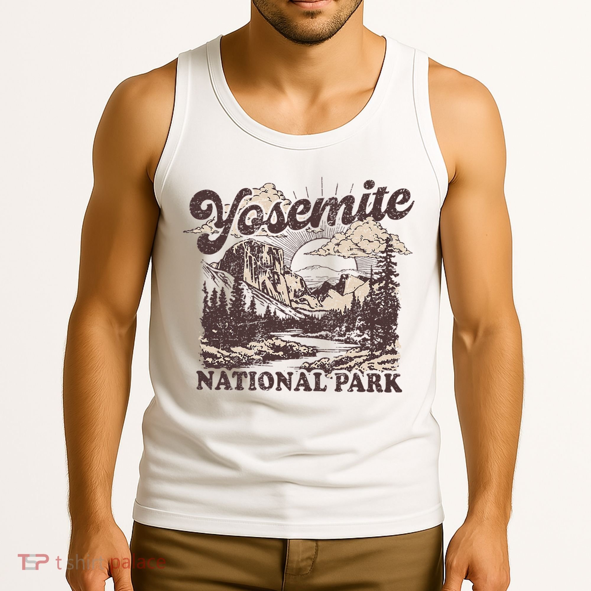 Yosemite National Park California Half Dome Tank Top