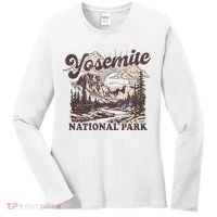 Yosemite National Park California Half Dome Women's Long Sleeve Shirt thumb 0