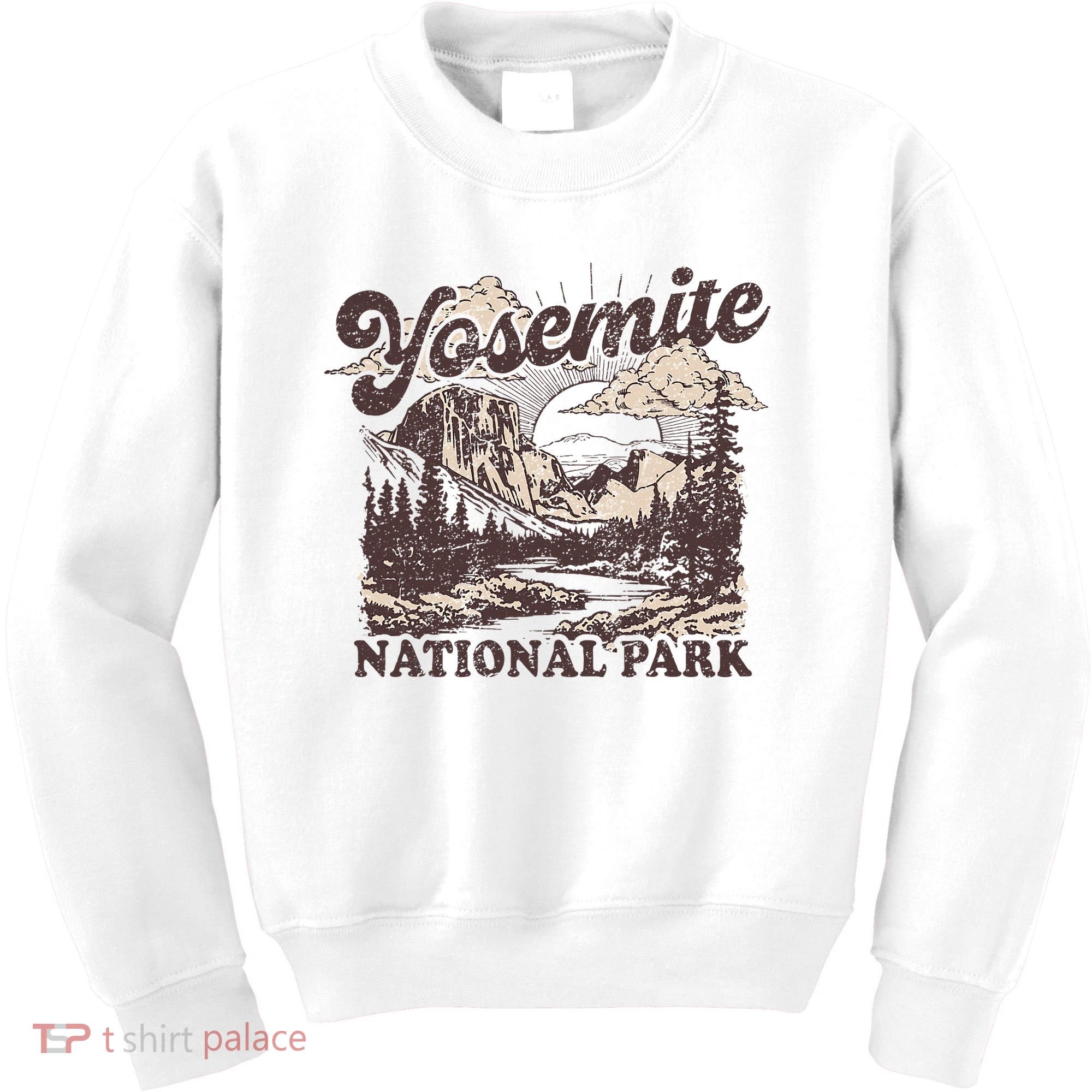 Yosemite National Park California Half Dome Kids Sweatshirt