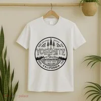 Yosemite National Park Distressed Minimalist T-Shirt thumb 2