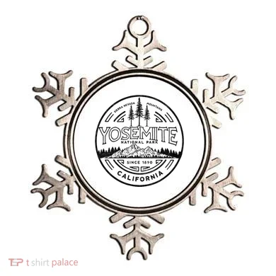 Yosemite National Park Distressed Minimalist Ornament