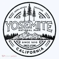 Yosemite National Park Distressed Minimalist Tank Top thumb 6