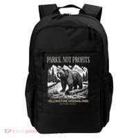 Yellowstone National Park Save Our Parks Not Profits Alt US Backpack thumb 0