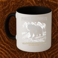 Yellowstone National Park Save Our Parks Not Profits Alt US Coffee Mug thumb 2