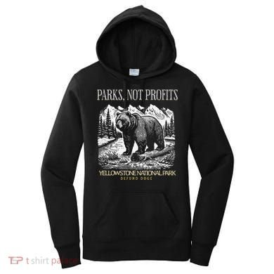 Yellowstone National Park Save Our Parks Not Profits Alt US Women's Hoodie