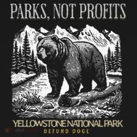 Yellowstone National Park Save Our Parks Not Profits Alt US Women's Hoodie thumb 2