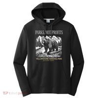 Yellowstone National Park Save Our Parks Not Profits Alt US Performance Fleece Hoodie thumb 0